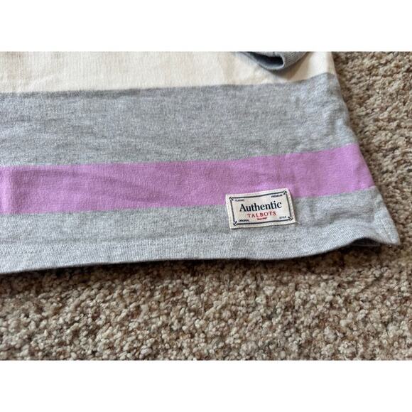 TALBOTS Chalet Stripe tee, size medium, 100% Cotton Jersey Knit - Picture 4 of 7